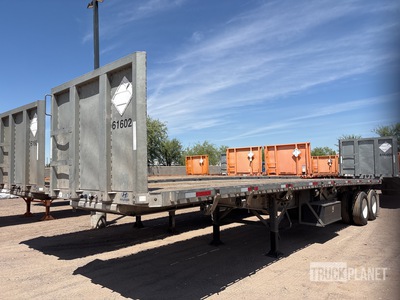 2016 Hyundai Trailer 36 ft T/A Flatbed Trailer
