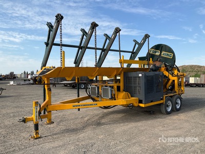 2020 Cord King CS27-40 Model 60 Hydraulic Trailer Mounted Portable Firewood Processor Divers