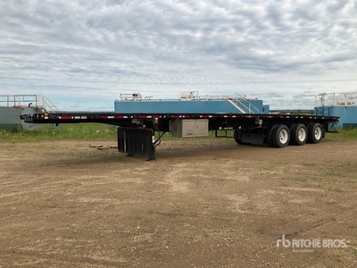 2013 Lode King 53 ft Tri/A Flatbed Trailer