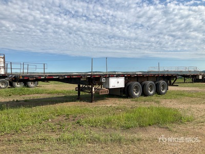 2013 Lode King 40 ft Tri/A مقطورة مسطحة