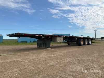 2012 Lode King 40 ton 53 ft Tri/A مقطورة مسطحة
