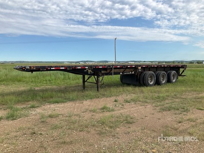 2011 Lode King 44 ft Tri/A Flatbed Oilfield Trailer