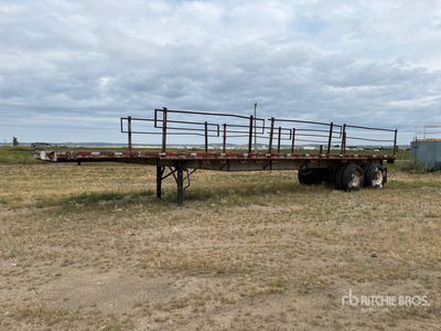 1988 Fruehauf 45 ft T/A Flatbed Trailer