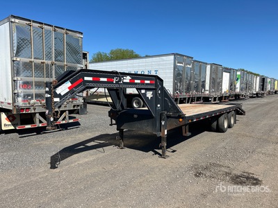 2008 PJ Trailer 23 ft T/A Gooseneck Remorque pour équipement