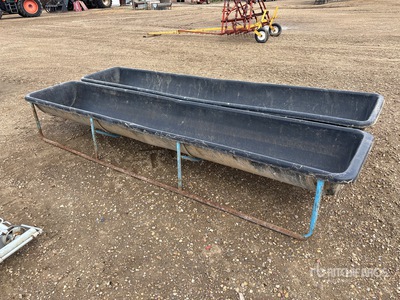 Quantity of (2) 11 ft X 2 ft Bunk Alimentatore bestiame