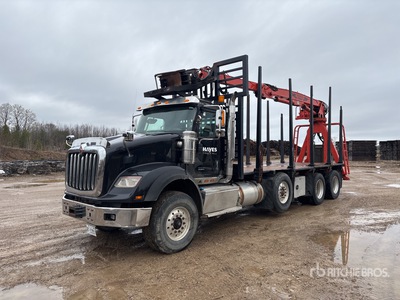 2019 International F5070 8x4 Self-Loading Camon de troncos