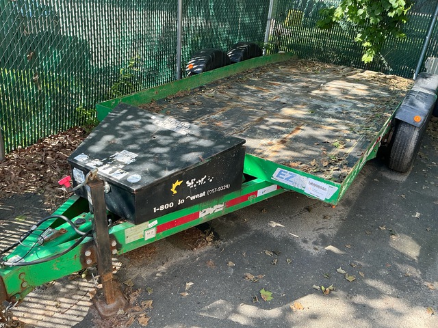 2019 Pratt EZ-1480S 14 ft T/A Ground Load Trailer