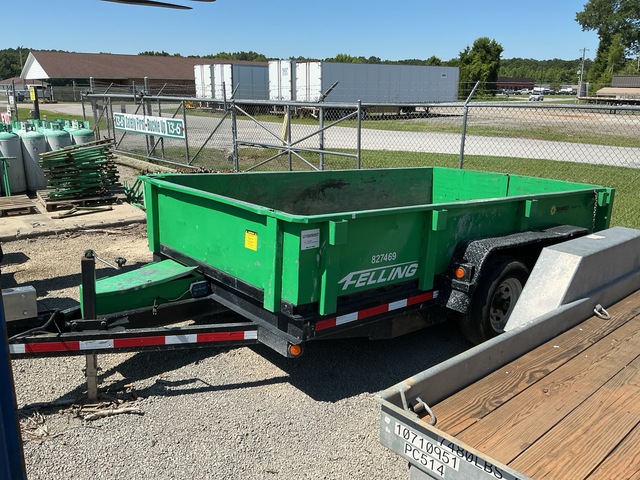 2016 Felling FT-10DT-HD-G 12 ft T/A Dump Utility Trailer 2016 Felling FT-10DT-HD-G 12 ft T/A Dump Utility Trailer