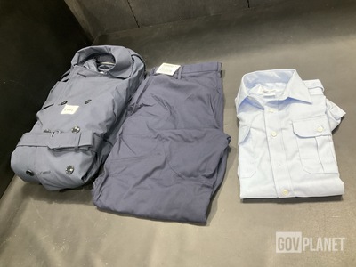 (300) Pairs of Trousers, (17) All-Weather Coats & (28) Men's Shirts