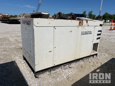 2014 Kubota SQ-26-USA-SW 26.3 kVA Skid-Mounted Generator Set