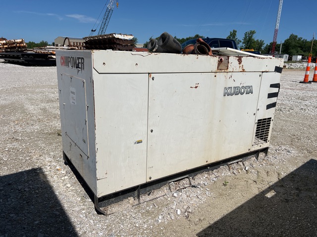 2014 (unverified) Kubota SQ-26-USA-SW 26.3 kVA Skid-Mounted Generator Set 2014 (unverified) Kubota SQ-26-USA-SW 26.3 kVA Skid-Mounted Generator Set