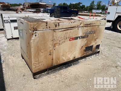 2014 Kubota SQ-33-USA-SW 33.1 kVA Skid-Mounted Generator Set