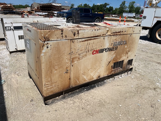2014 (unverified) Kubota SQ-33-USA-SW 33.1 kVA Skid-Mounted Generator Set 2014 (unverified) Kubota SQ-33-USA-SW 33.1 kVA Skid-Mounted Generator Set