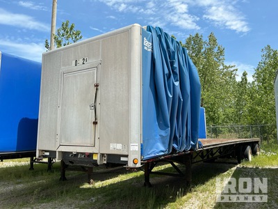 2009 Evans HI-24-48-FL-102 48 ft T/A Spread Axle Curtain Side Trailer