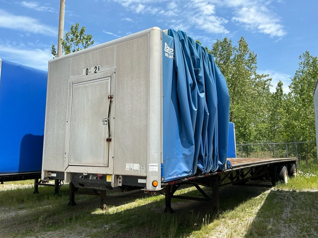 2009 Evans HI-24-48-FL-102 48 ft T/A Spread Axle Curtain Side Trailer