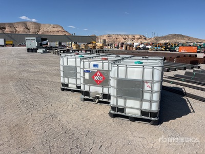 Quantity of (7) 1000 gal Portable Poly Storage Tank