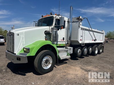 2005 Kenworth 16x4 Simple 16 . 5 axle dump truck 5 ejes Camión dumper