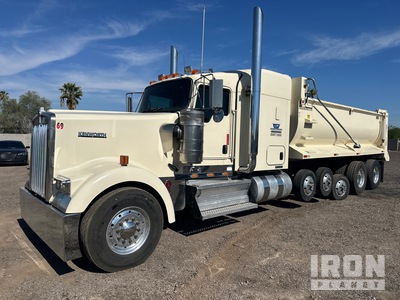 2010 Kenworth 16x4 Sleeper Simple 16 . 5 axle dump truck 5 ejes Camión dumper