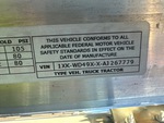 General Appearance with Motor Vehicle Safety Standards Label