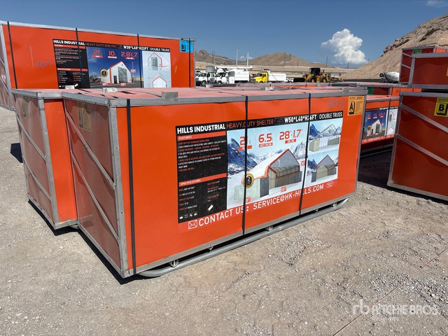 2026 HIlls Industrial 504026 50 ft x 40 ft Container Shelter (Unused)