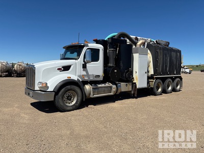 2019 Super Products Mud Dog 1600 on 2020 Peterbilt 567 8x6 Combination Wash/ Autocarro cisterna aspirazione