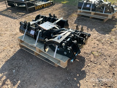 Quantity of (9) 2026 AGT 12EX-ATA Mini Excavator Attachments (Unused)