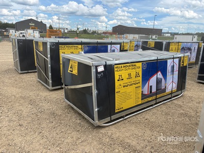 2026 HIlls Industrial 804024 40 ft x 80 ft x 24 ft Storage Building (Unused)