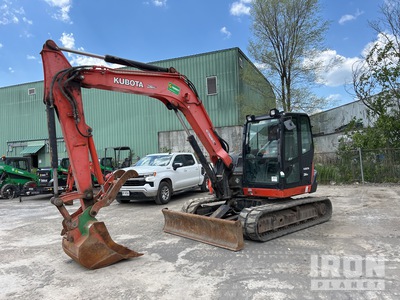2018 KUBOTA KX080-4S Mini escavatore