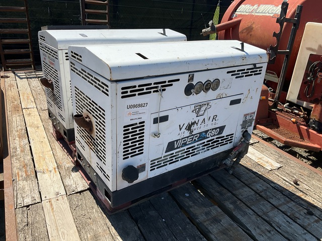 Vanair Viper G80 80 cfm Skid-Mounted Air Compressor (Inoperable)