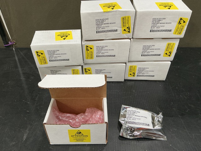 (9) Aero International 451662 Printed Variable Resistor Wiring Boards