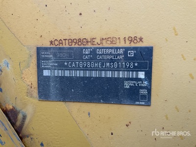 2006 Cat 980H Wheel Loader
