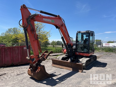 2017 KUBOTA    KX080-4G       Mini escavatore