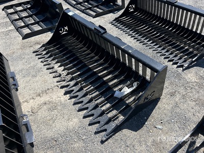 2025 Kit Containers QT-SB-H76-V3 76 in Skid Steer Screening Bucket