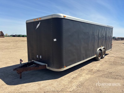 1995 Featherlite 24 ft T/A مقطورة ذو كبينة مغلقة