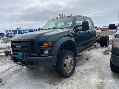 2008 Ford F-550 XL 4x4 Crew Cab Autocarro cabina e telaio