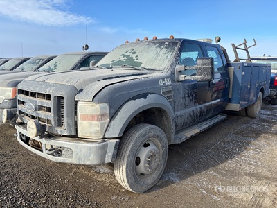 2009 Ford F-550 XL 4x4 Crew Cab Utiliteits vrachtwagen