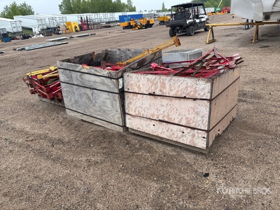 Quantity of (3) Crates of Metal Supports