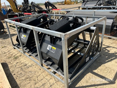 2025 72 in Rock Skid Steer Grapple Bucket (Unused)