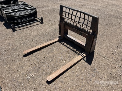 Cat 46 in Skid Steer Forks