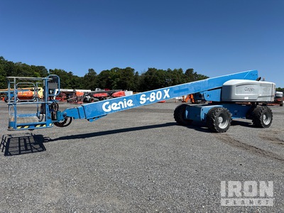 2015 Genie S-80X 4WD Diesel Telescopic Boom Lift