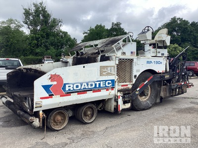 2016 Roadtec RP190E Wheel Asphalt Paver