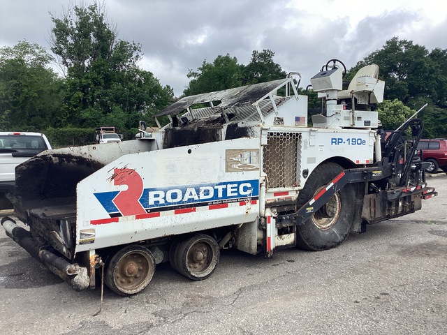 2016 Roadtec RP190E Wheel Asphalt Paver