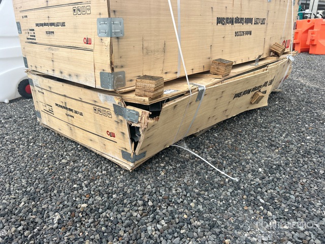 2026 MTO A1220 Single Garage Metal Shed (Unused)