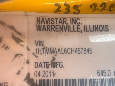 2012 International 4300 4x2 Moving Van Truck