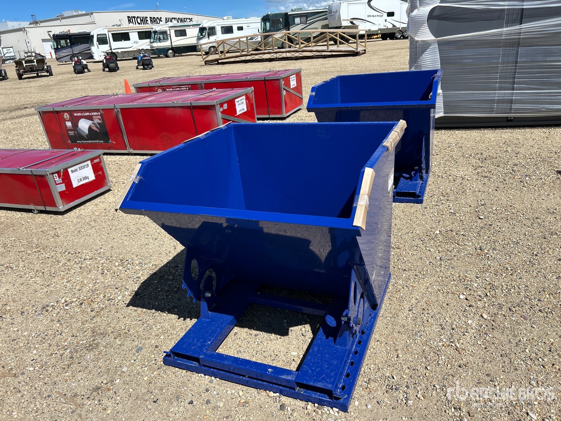 Quantity of (2) 2026 Suihe N-1CY -2 1 cyd Self-Dumping Hopper (Unused)