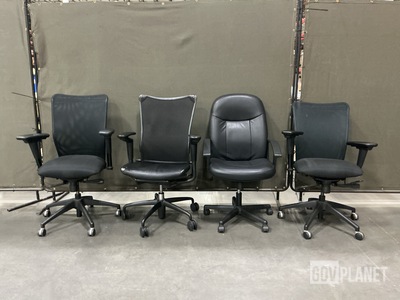 (4) Assorted Office Chairs