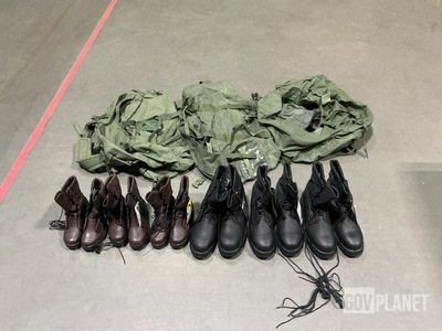 (12) Pairs of Women’s Safety Boots, (13) Duffel Bags & Assorted Items