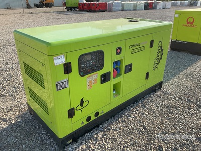 2025 Compal VG-R30 37.5 kVA Skid-Mounted Generator Set