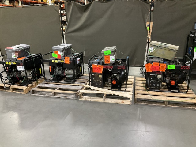 (4) Voltmaster 6000 Long Run Diesel Generators