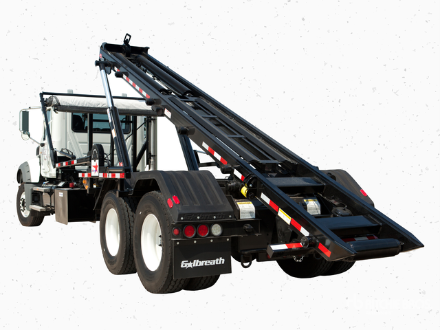 2027 Mack GR64B Granite w/Galbreath U5-OR-174 Hoist & Pioneer Strong-Arm Rack n' Pinion Roll-Off Truck